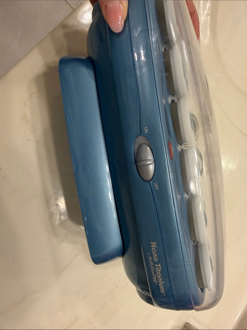 Blue Nano Titanium Hair Styler - Women Hair Styling